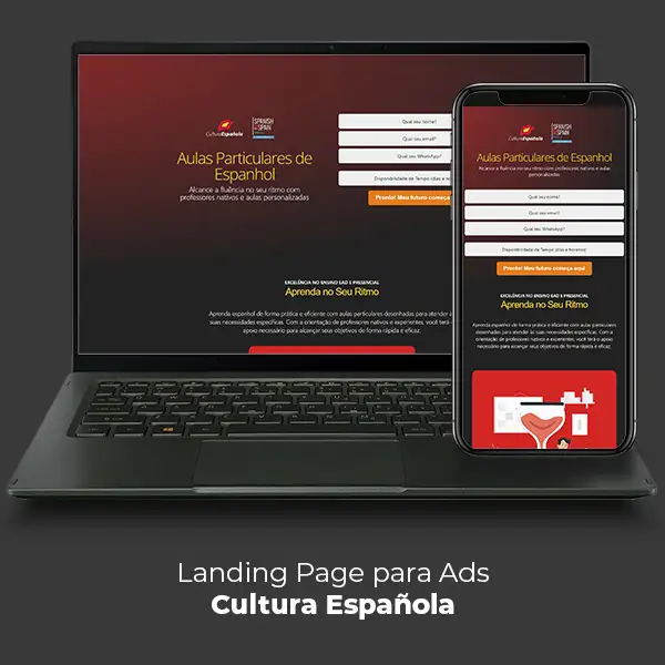 Landing Page Cultura Española